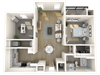 3D Illustration of Grand Cayman Floor Plan